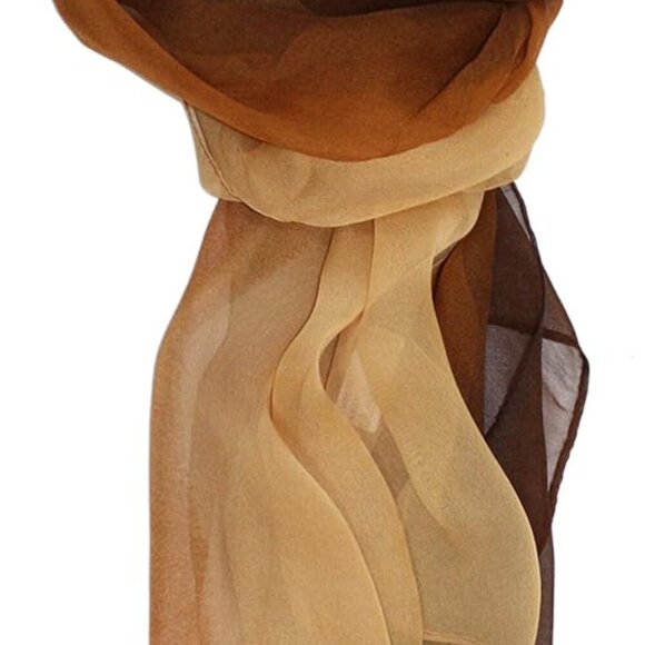 Silk Ombre Lightweight Accent Scarf - Picture 1 of 3
